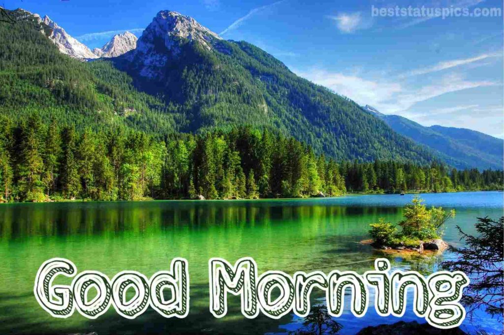 Beautiful Good Morning Mountain HD Images [2024] - Best Status Pics