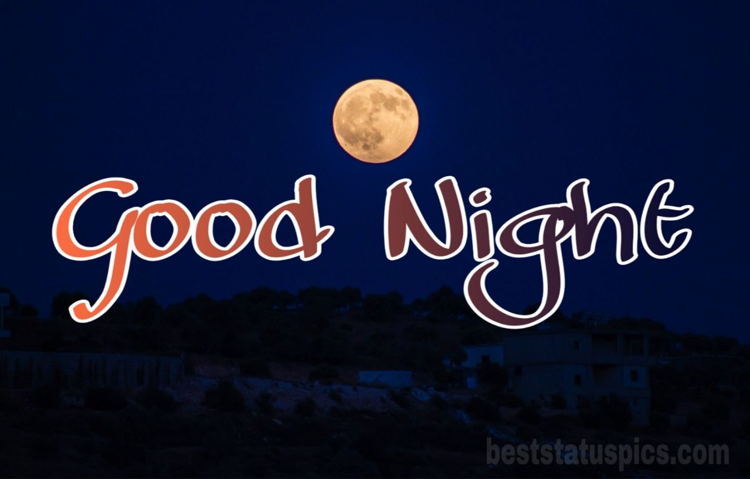 121+ Good Night Images With Moon And Stars [2022] - Best Status Pics