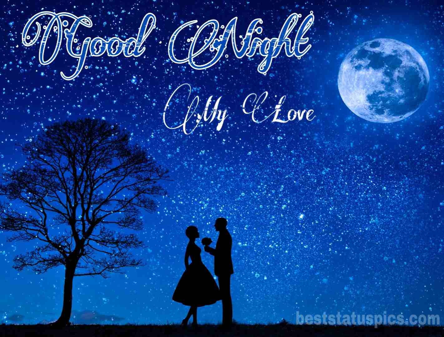 Good Night Images With Romantic Love Couple Download Hd Best Status Pics