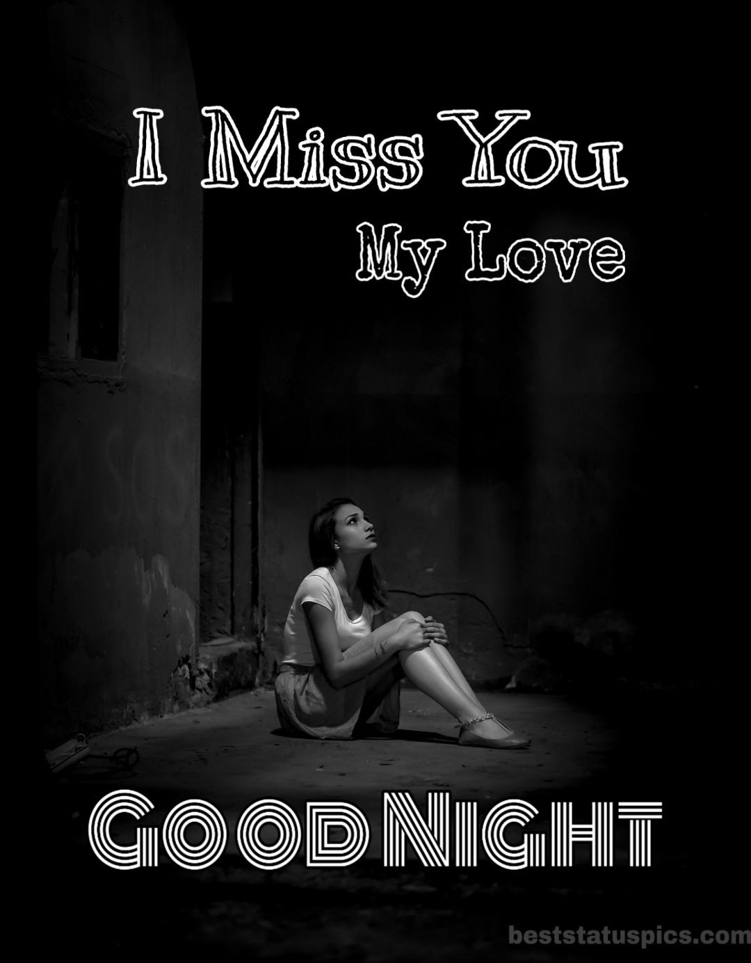 51+ Good Night I Miss You Images Photos With Love - Best Status Pics