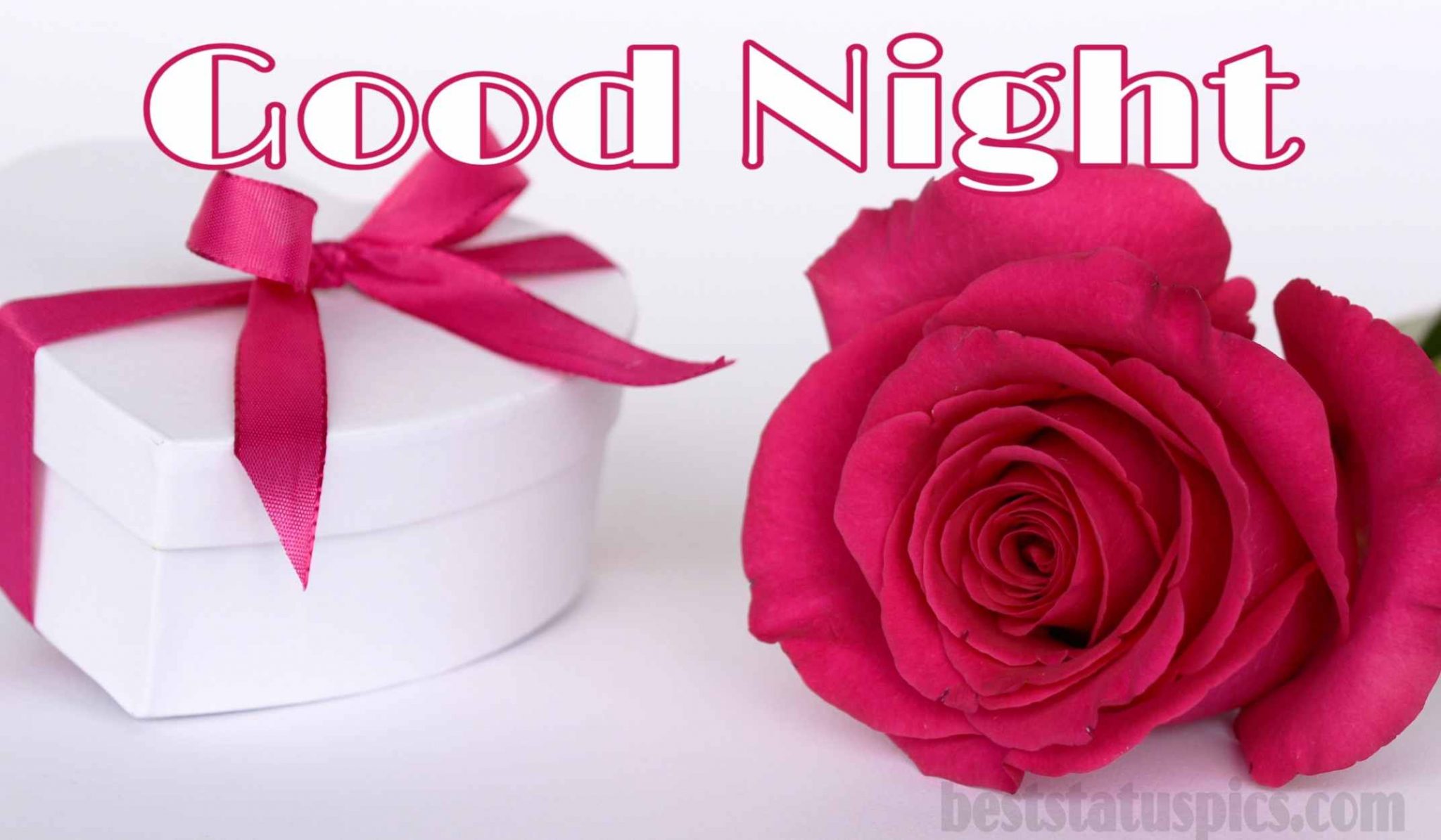121+ Romantic Good Night Rose Flower Images HD [2024] Best Status Pics