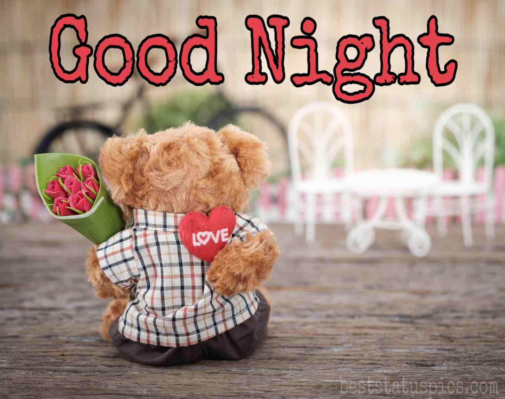 51+ Love Good Night Images with Teddy Bear and Doll HD - Best Status Pics
