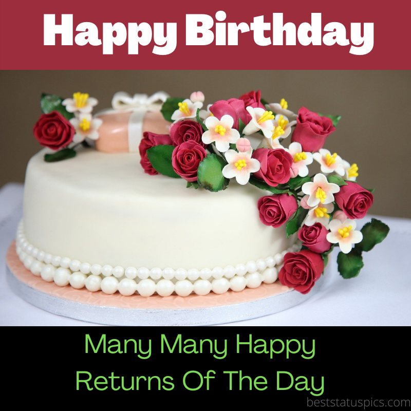 The Wonderful Wishes™ Floral Cake - Flower Company