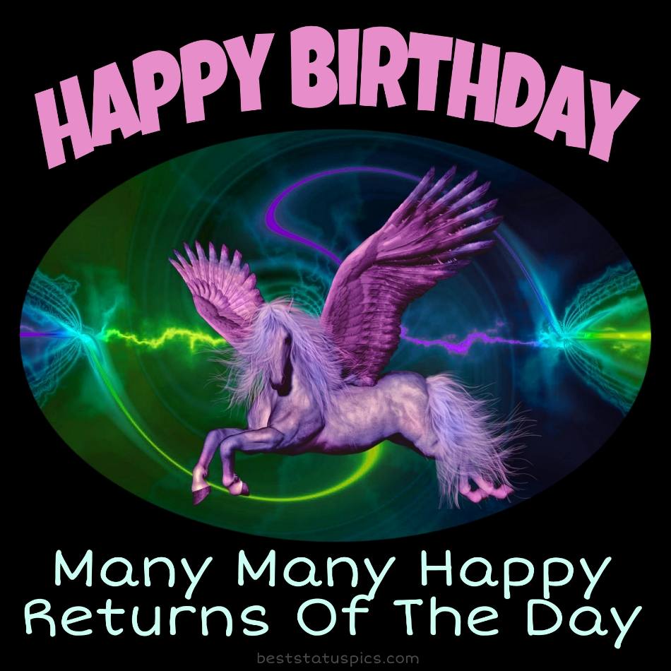 Happy birthday horse wishes quotes for him, boy, boyfriend, and son