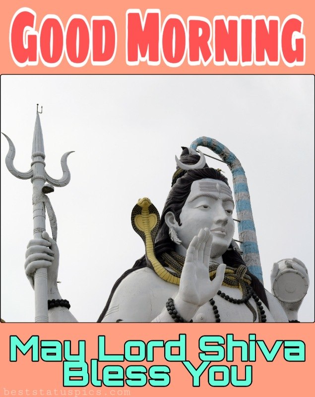 Cute Good morning Lord Shiva status and greeting cards