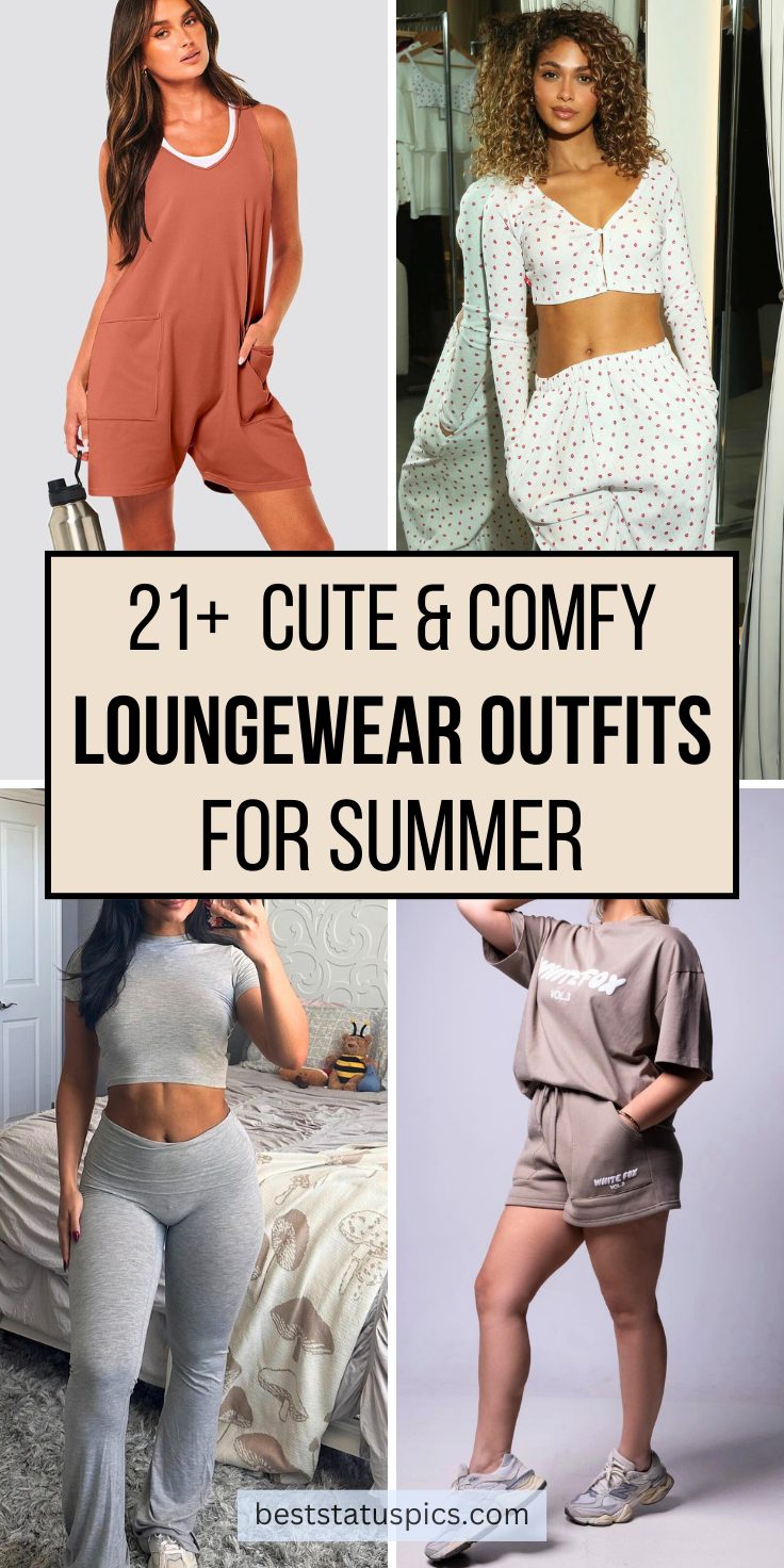  21+ Cute & Comfy Summer Loungewear Outfit Ideas for Women