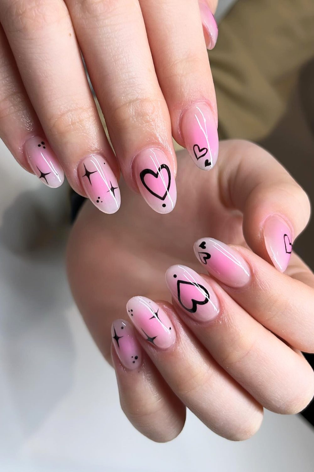 Sweetheart Simplicity - 18th Birthday Acrylic Nail Ideas