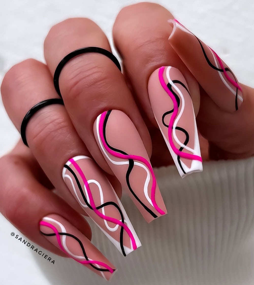 Classy Coffin Birthday Nails (26)