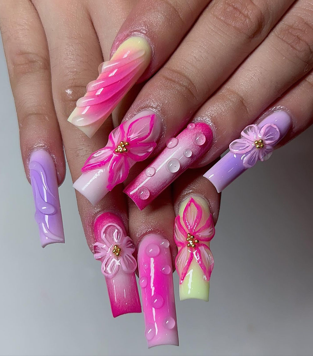 Classy Coffin Birthday Nails (27)