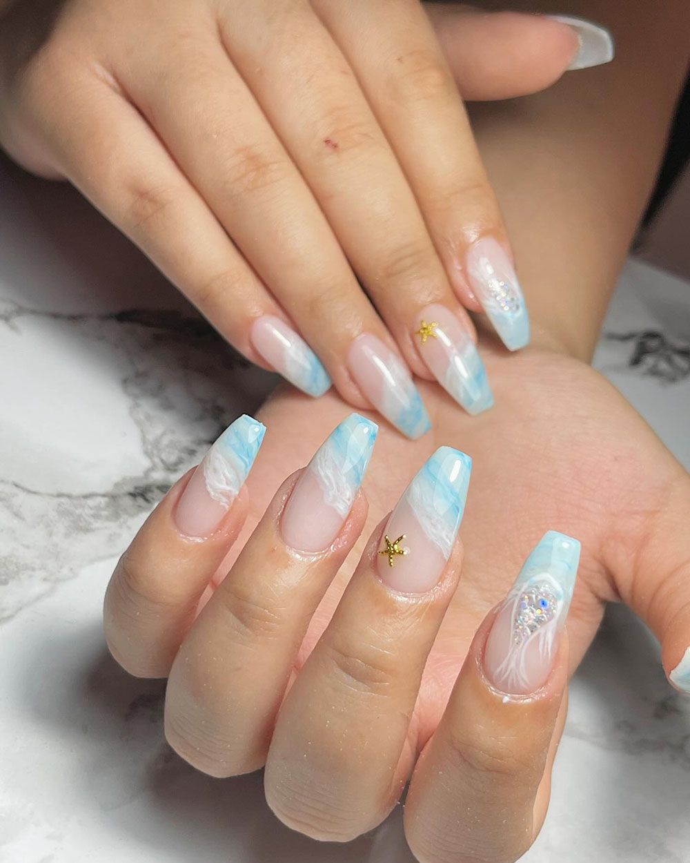 Classy Coffin Birthday Nails (31)