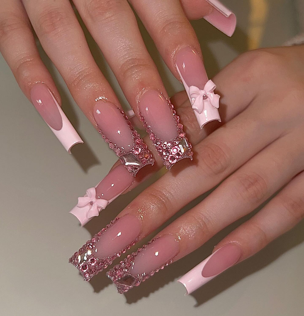 Classy Coffin Birthday Nails (7)