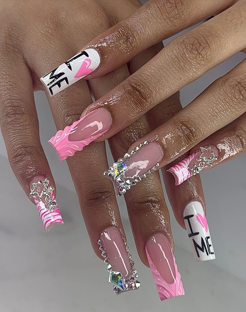 Classy Coffin Birthday Nails (9)