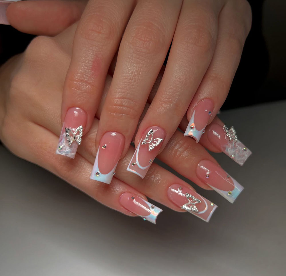 French Tip Birthday Nails (10)