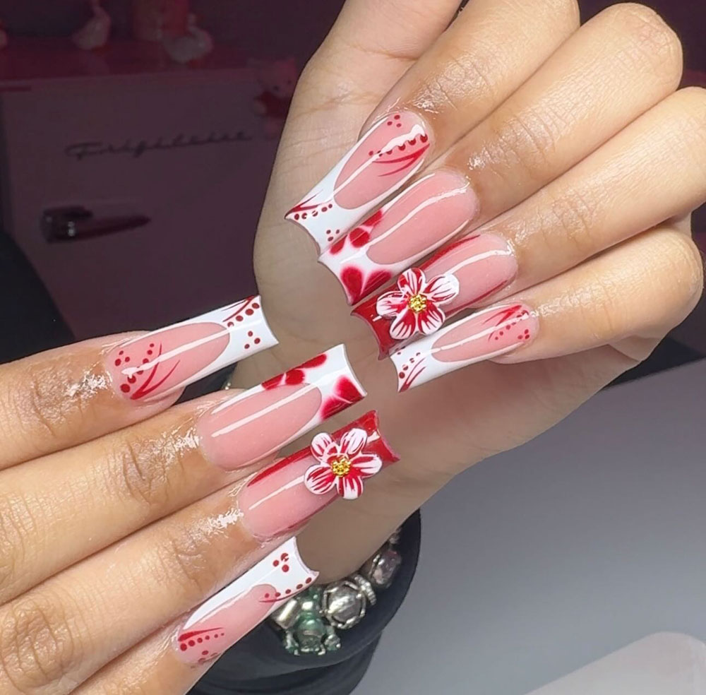 French Tip Birthday Nails (2)