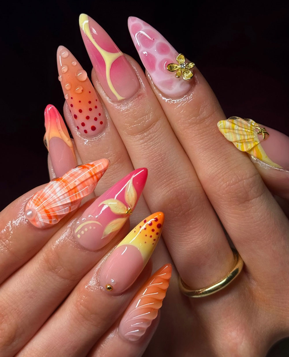 French Tip Birthday Nails (8)