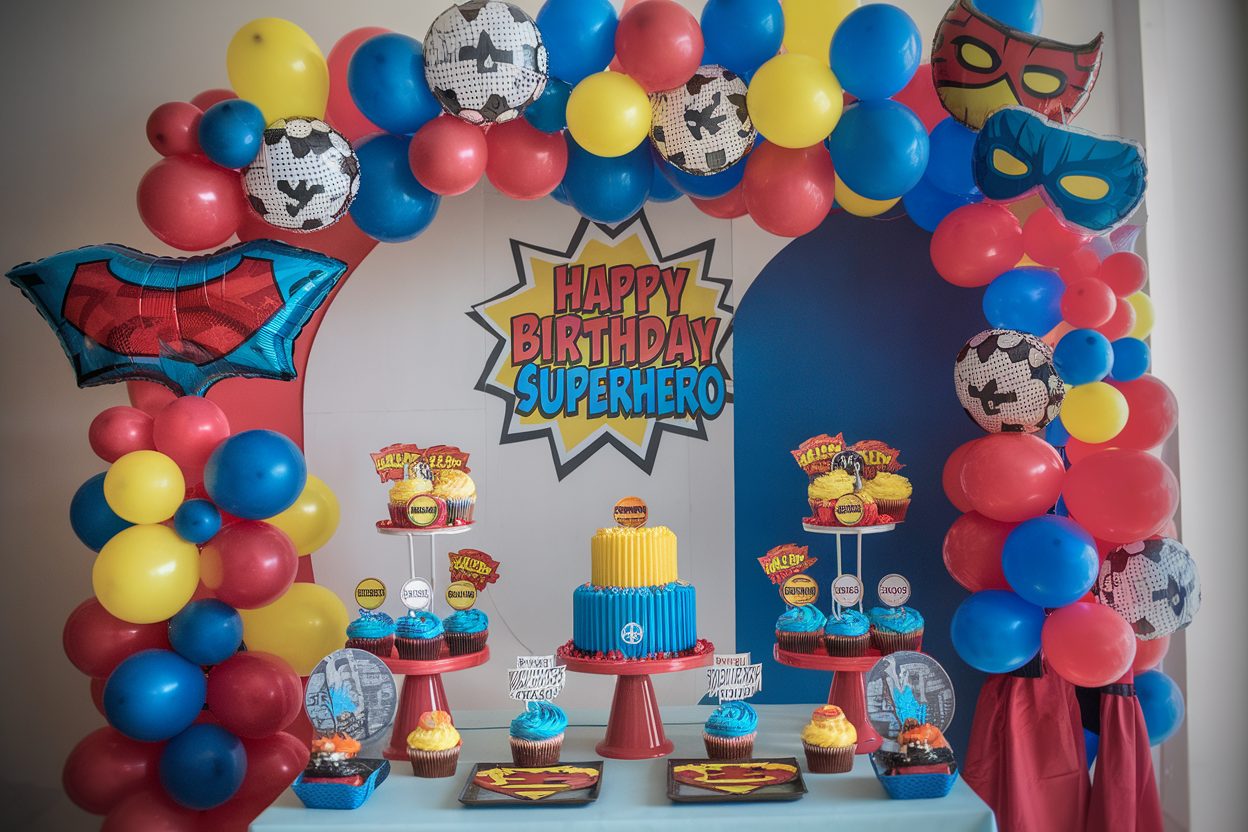 How to Plan an Action-Packed Superhero Birthday Party - Best Status ...