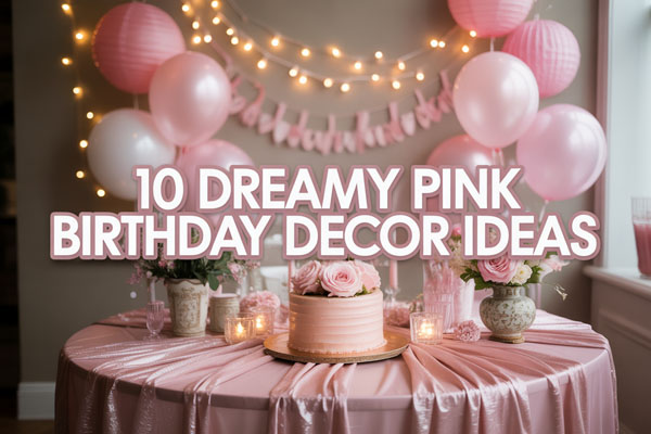 10 Dreamy Pink Birthday Decoration Ideas for Any Age