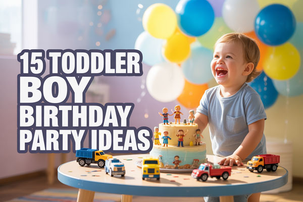 15 Fun Toddler Boy Birthday Party Ideas to Try