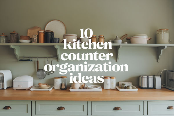 10 Smart Kitchen Counter Organization Ideas That Work