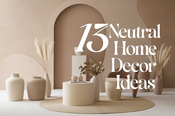 13 Neutral Home Decor Ideas for a Timeless Look
