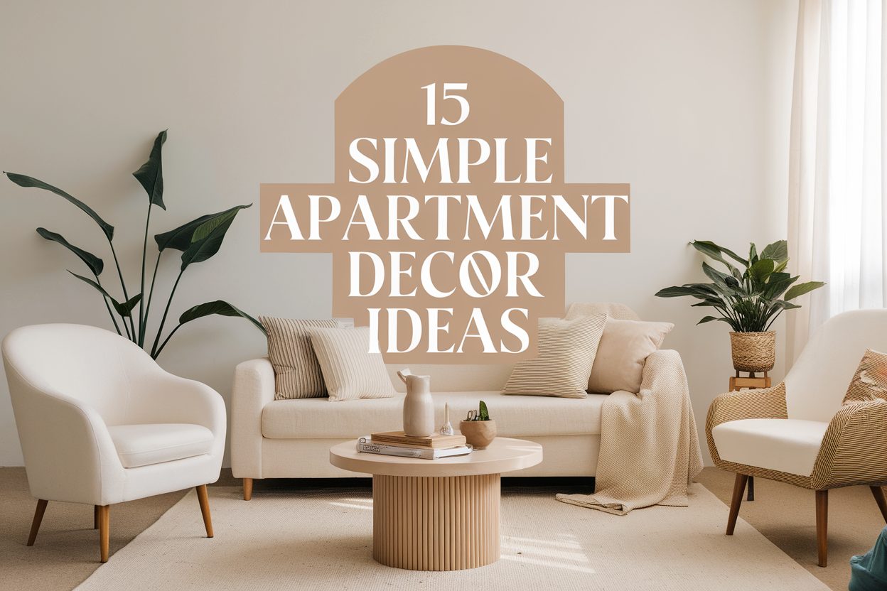 15 Simple Apartment Decor Ideas for a Clean Look - Best Status Pics ...