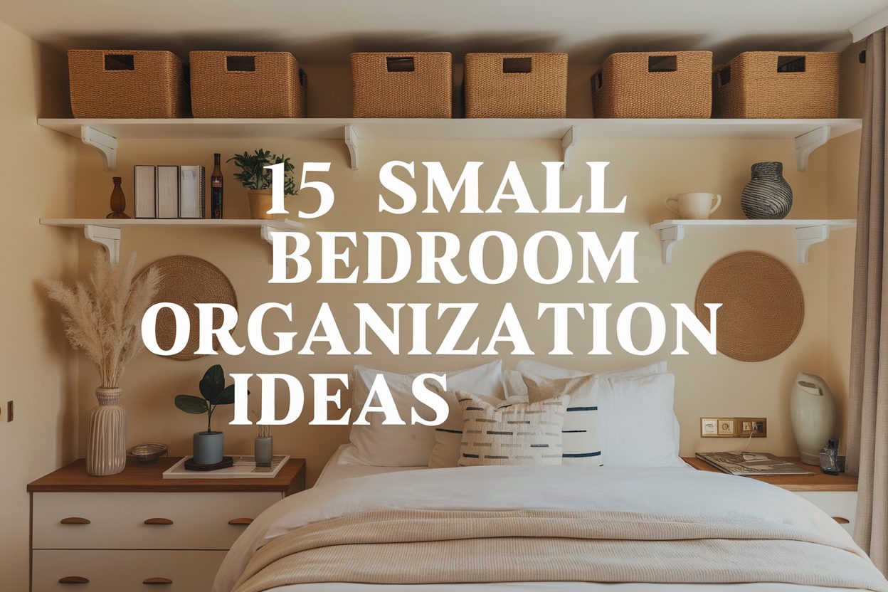 15 Smart Small Bedroom Organization Ideas for Space - Best Status Pics ...