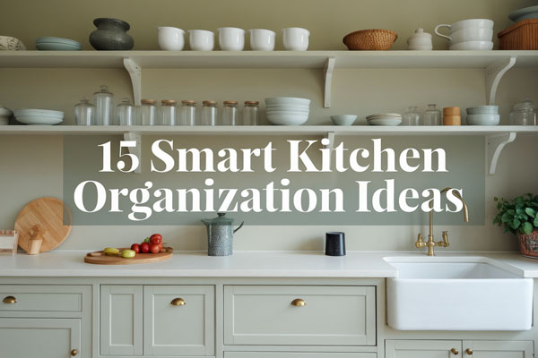 15 Smart Kitchen Organization Ideas for Clutter-free Cooking