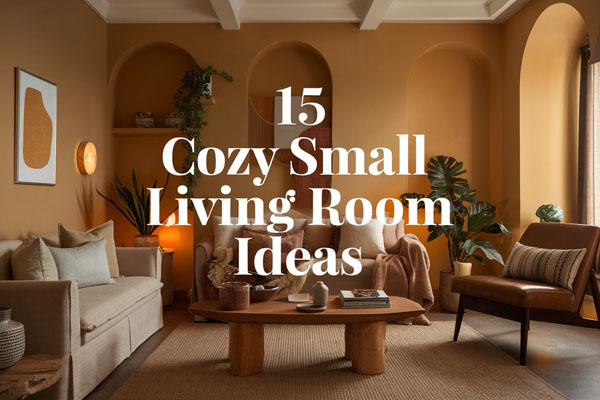15 Warm Small Living Room Ideas for Cozy Apartments