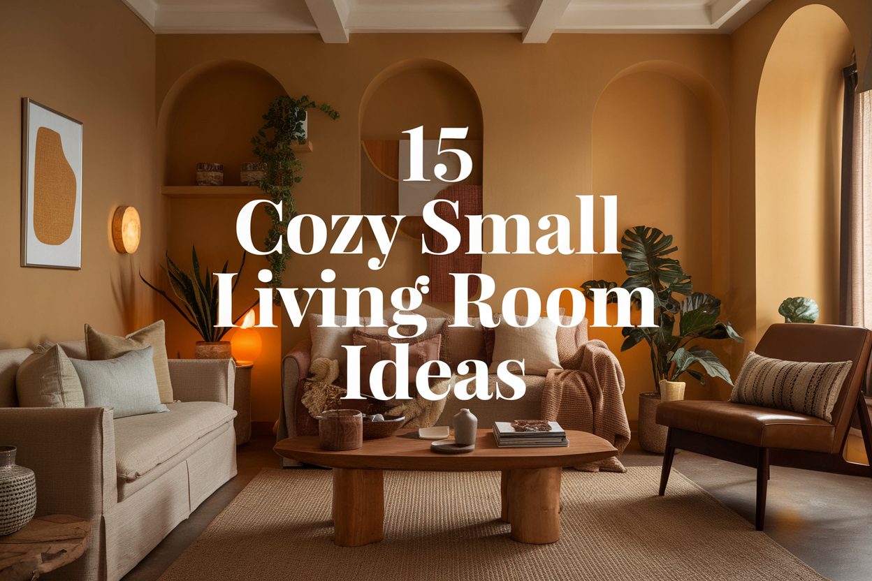 15 Warm Small Living Room Ideas for Cozy Apartments - Best Status Pics ...