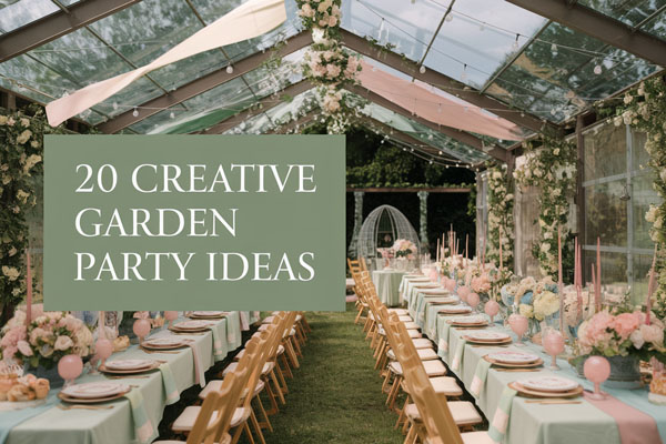 20 Creative Garden Party Ideas for Any Occasion