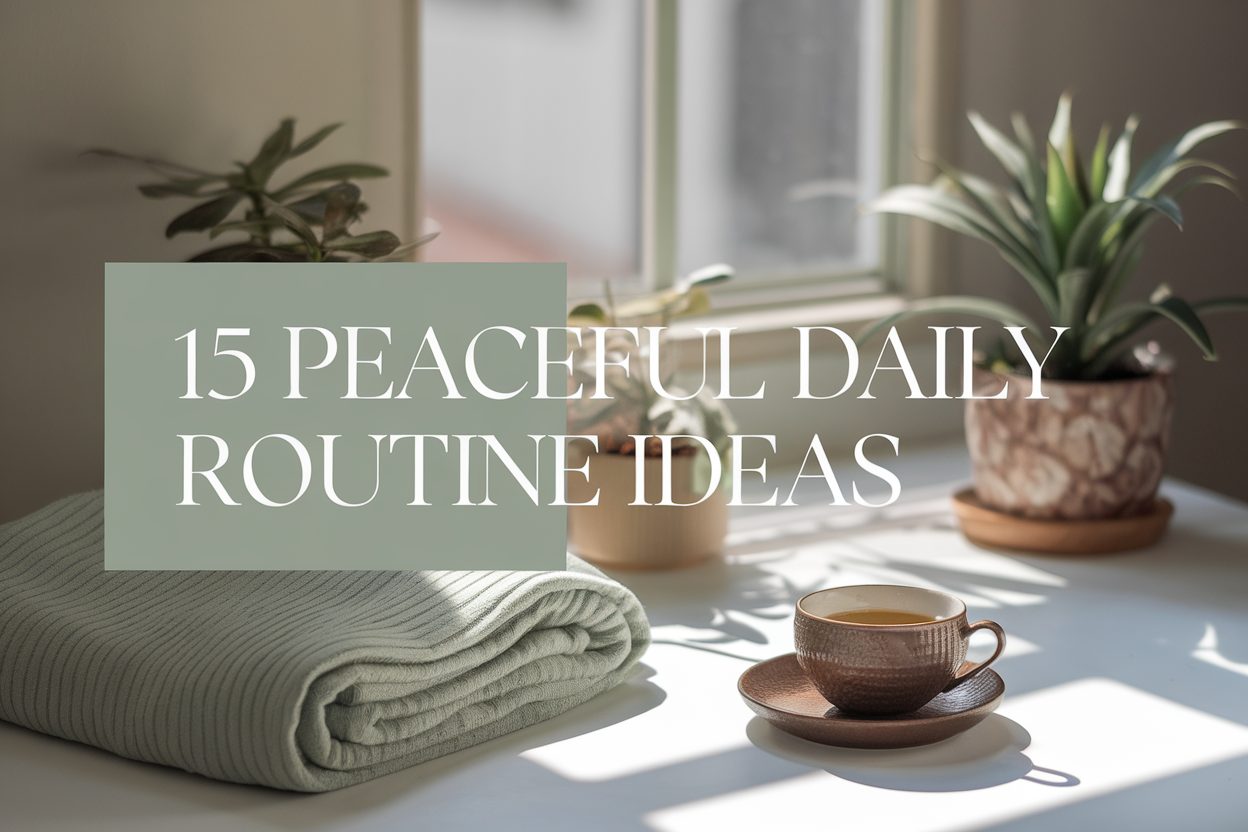 15 Peaceful Daily Routine Ideas to Reduce Stress - Best Status Pics ...