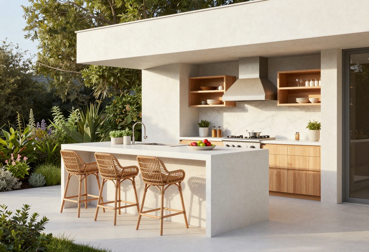 Kitchen Line Out 11 Modern Outdoor Kitchen Design Ideas for Backyard Cooking and Hosting ...