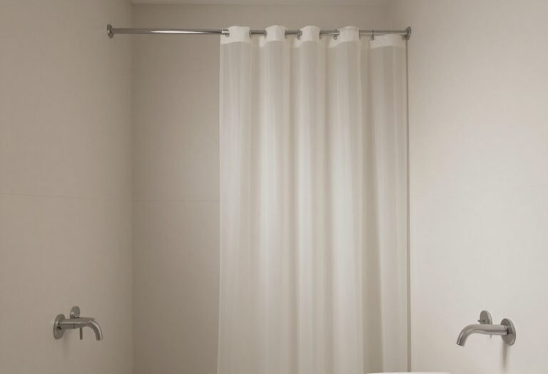 11 Tall Shower Curtain Ideas That Make the Room Feel Bigger