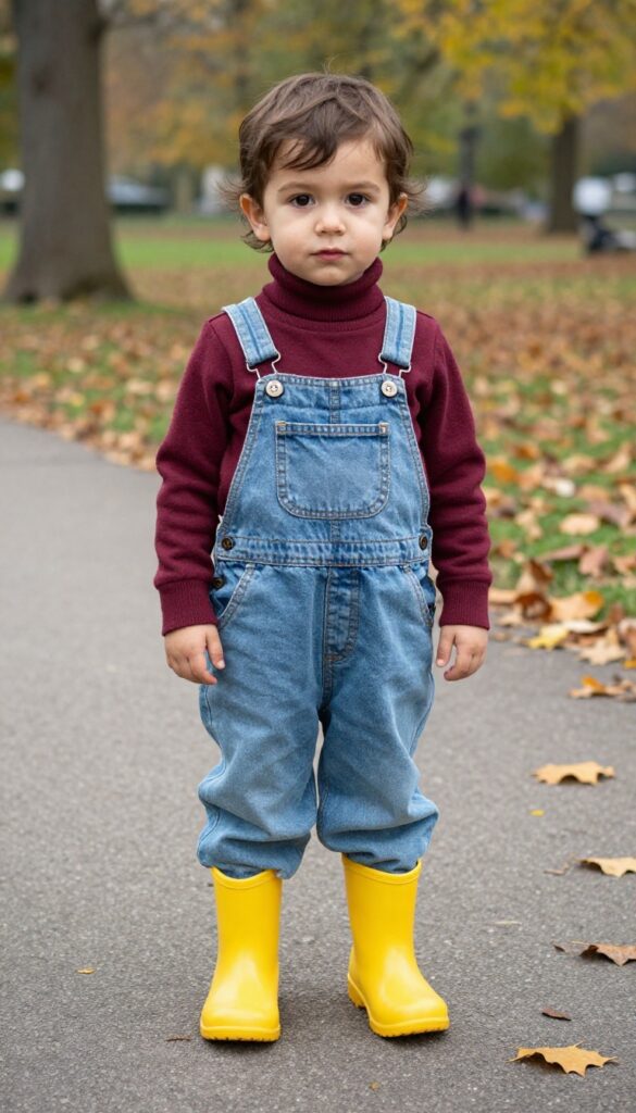 6. Turtleneck and Overalls