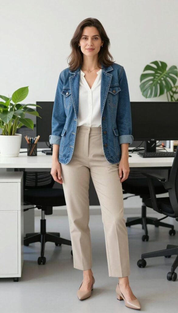 13. The Denim Blazer