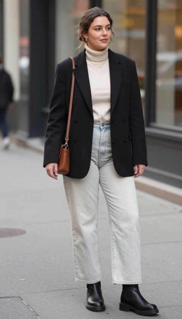 9. Layered Corset Over a Turtleneck