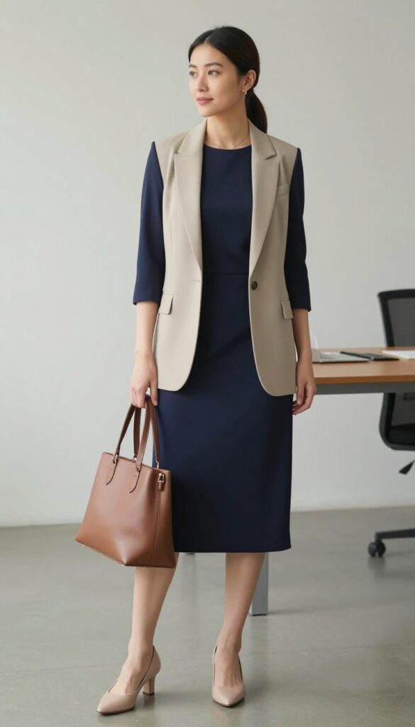 6. The Midi Dress with Sleeves
