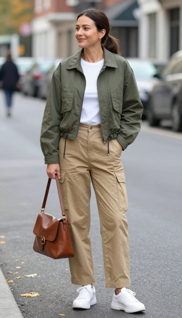 11. Utility Jacket with Cargo Pants