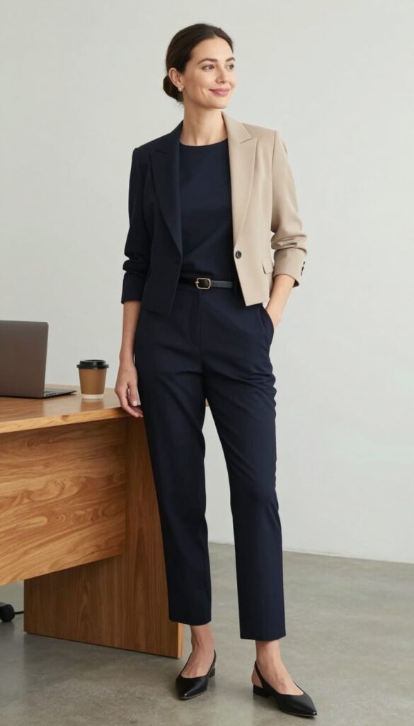 6. Jumpsuit with a Belted Waist