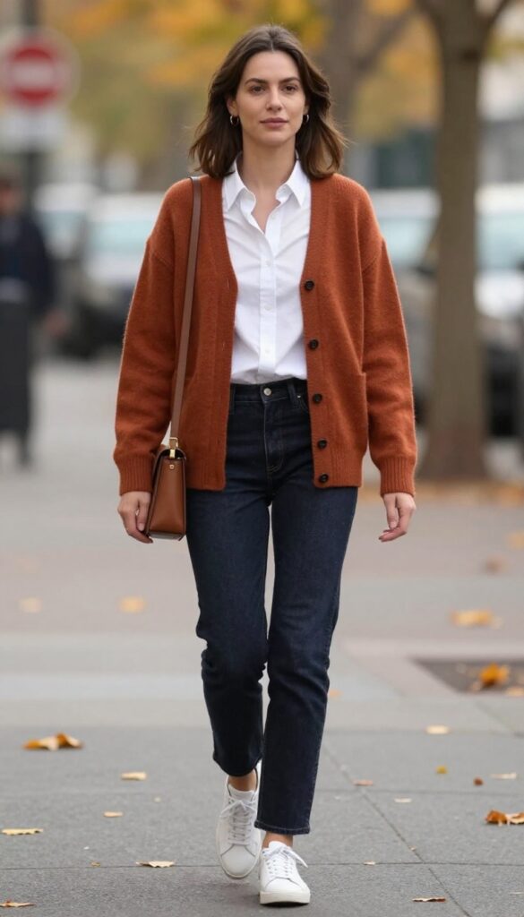 10. Sweater Vest over Button-Down Shirt