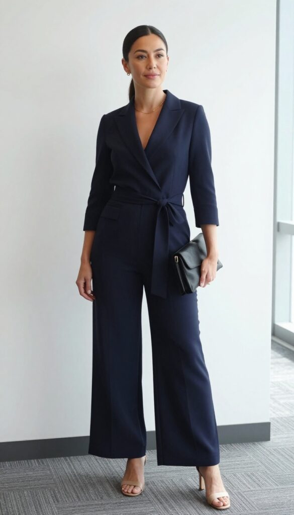 13. The Jumpsuit Gown with a Blazer