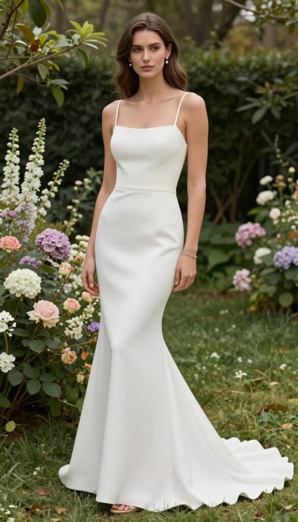 13. Mermaid Dress with Minimal Accessories