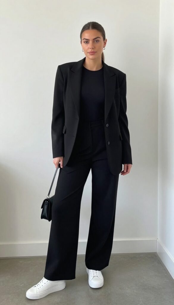 14. Black Culottes and a Bodysuit