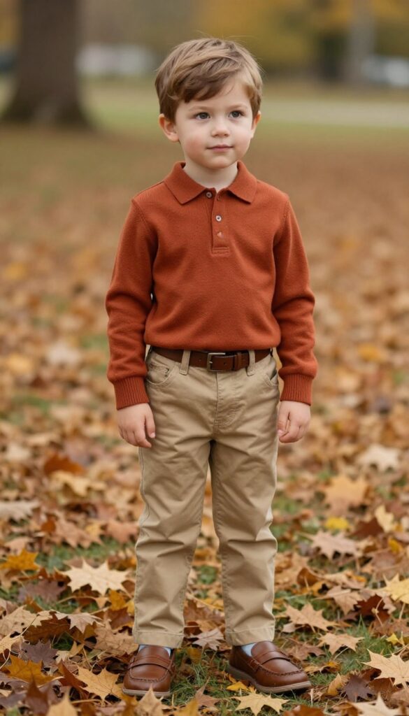 8. Knit Polo and Chinos