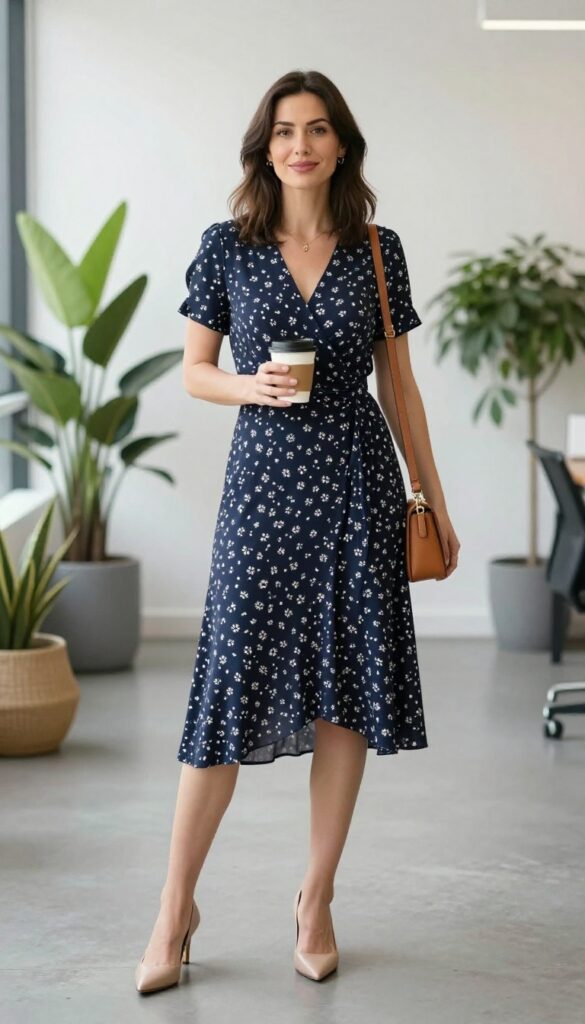 9. The Wrap Dress: Flattering and Feminine