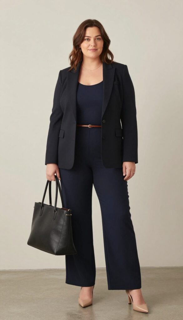 8. Jumpsuit + Blazer