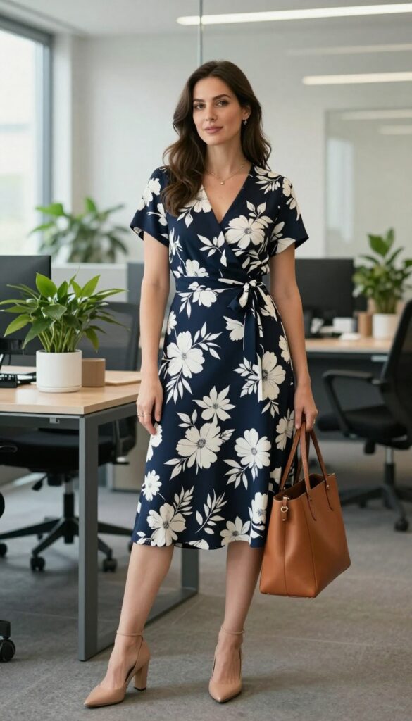 9. The Wrap Dress in a Bold Print