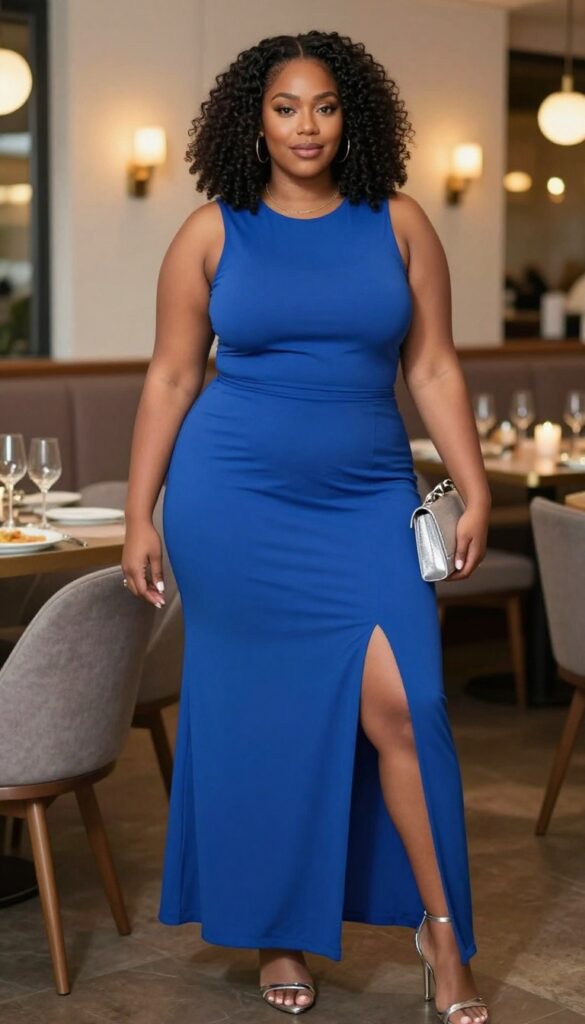 10. Maxi Dress with Side Slit