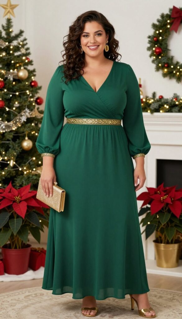 10. Gown with Full Sleeves