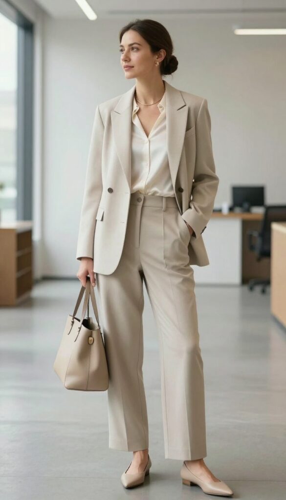 15. The Monochrome Look: Head-to-Toe Neutrals